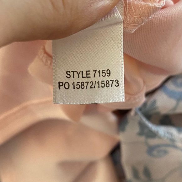 Eloquii Ruched Bodycon Floral Print Long Sleeve Stretch Midi Slit Dress Blush Pi - Picture 9 of 9